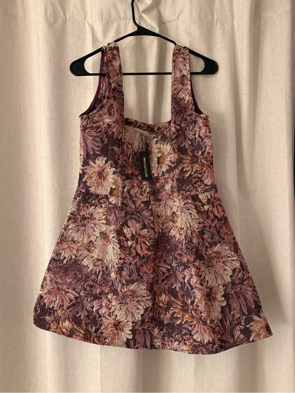 PrettyLittleThing Pink Floral Mini Dress